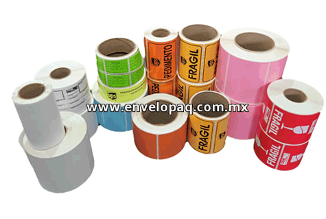 Etiquetas de Papel Autoadherible Para Empaques y Envíos